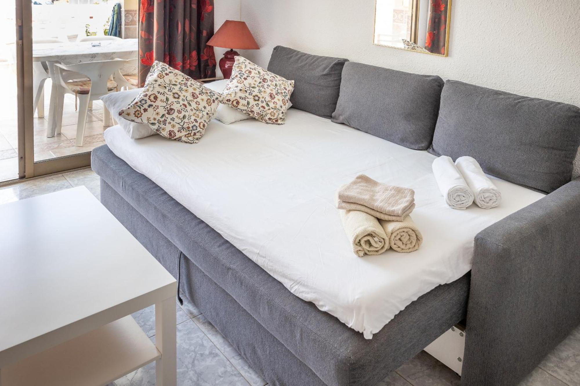 לוס כריסטיאנוס Castle Harbour Melanie'S Apartment By Lovetenerife מראה חיצוני תמונה